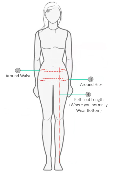 Petticoat Measurement Information
